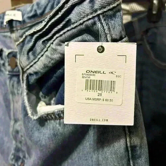 Retro 90s Y2K Skater Distressed Denim Jeans Women’s Size 28 Fitted - Picture 3 of 9